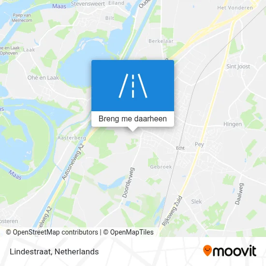 Lindestraat kaart
