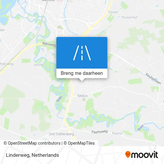 Linderweg kaart