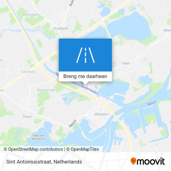 Sint Antoniusstraat kaart