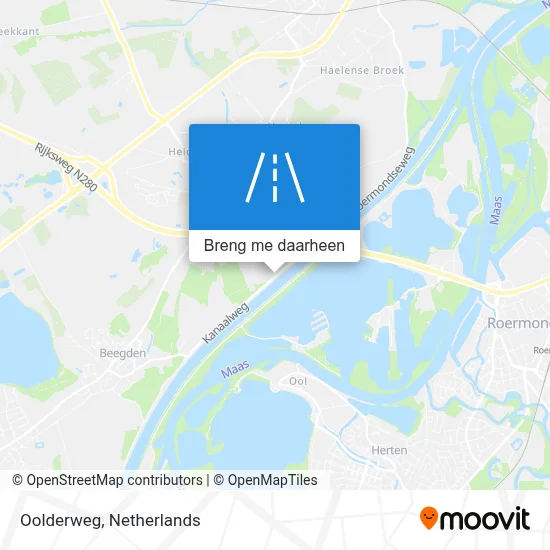 Oolderweg kaart
