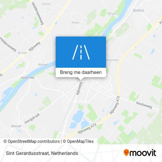 Sint Gerardusstraat kaart