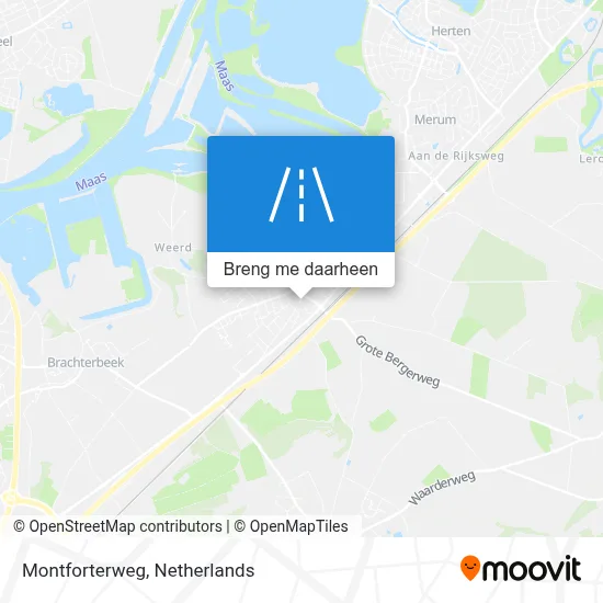 Montforterweg kaart
