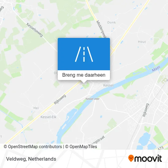 Veldweg kaart