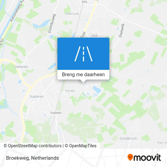 Broekweg kaart