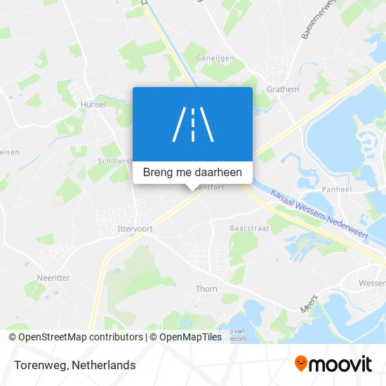 Torenweg kaart