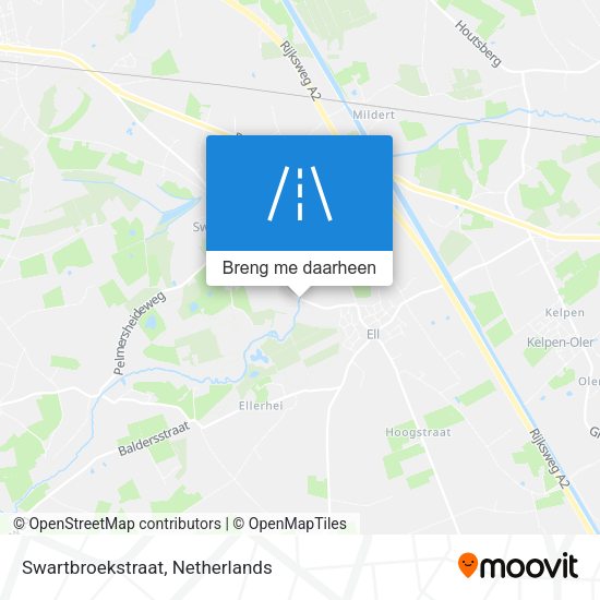Swartbroekstraat kaart