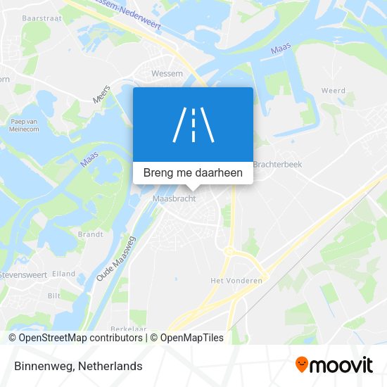 Binnenweg kaart