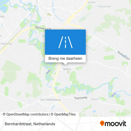 Bernhardstraat kaart