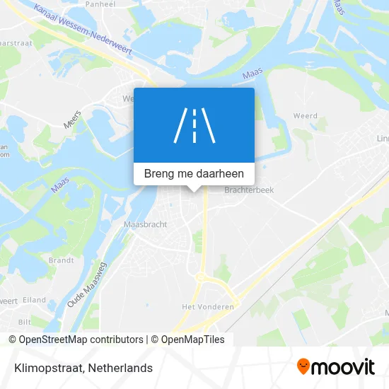 Klimopstraat kaart