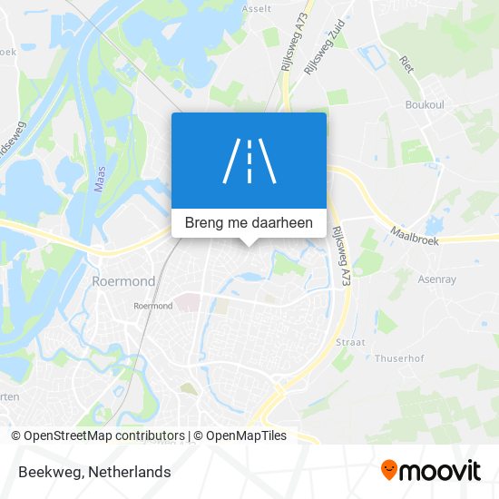 Beekweg kaart