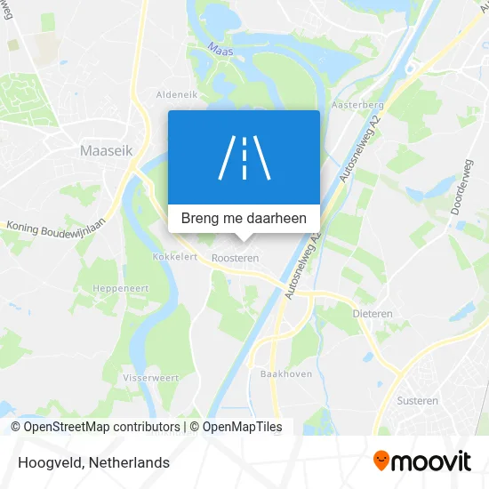 Hoogveld kaart