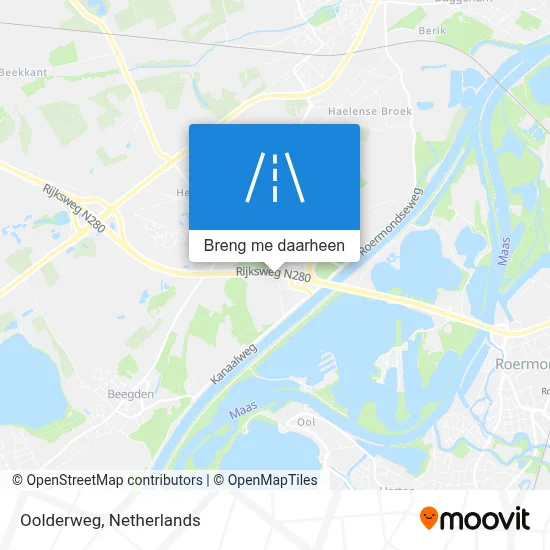 Oolderweg kaart