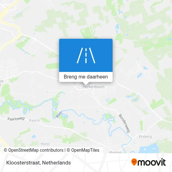 Kloosterstraat kaart