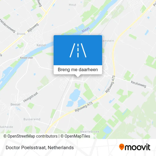 Doctor Poelsstraat kaart