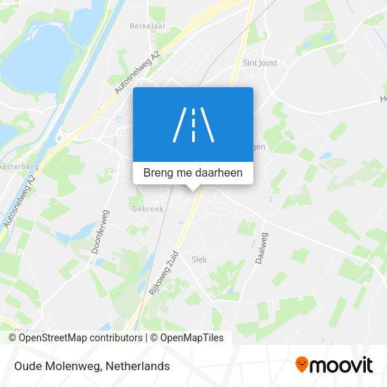 Oude Molenweg kaart