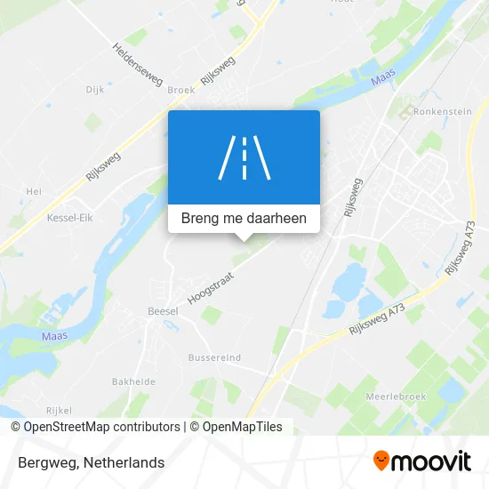 Bergweg kaart