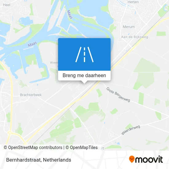 Bernhardstraat kaart