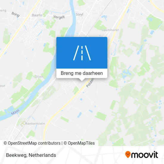 Beekweg kaart