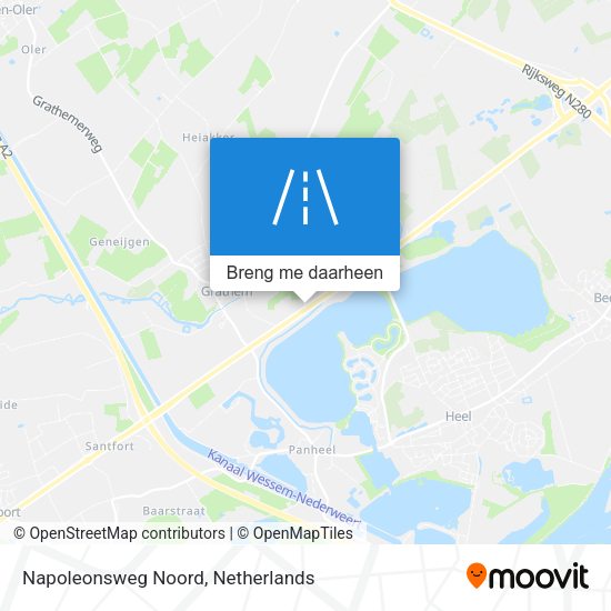 Napoleonsweg Noord kaart