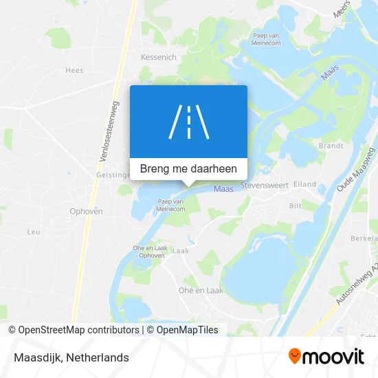 Maasdijk kaart