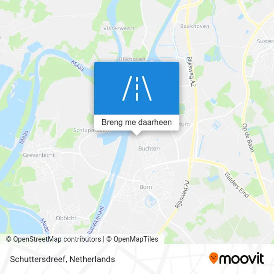 Schuttersdreef kaart