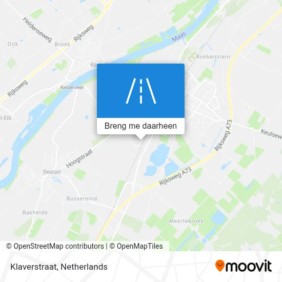 Klaverstraat kaart