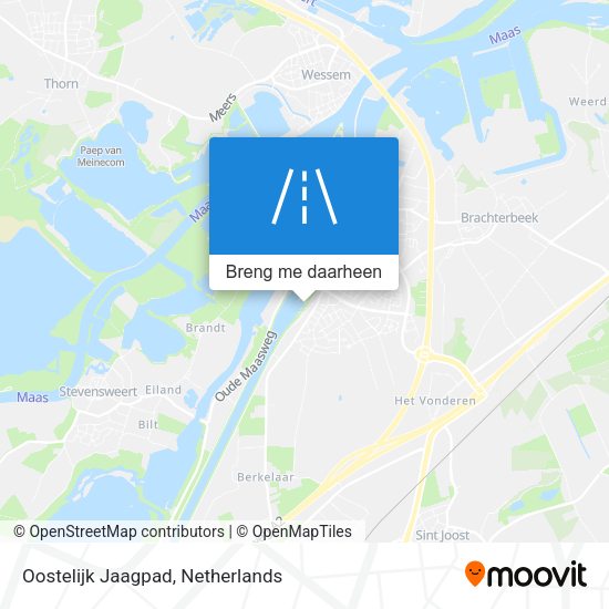 Oostelijk Jaagpad kaart