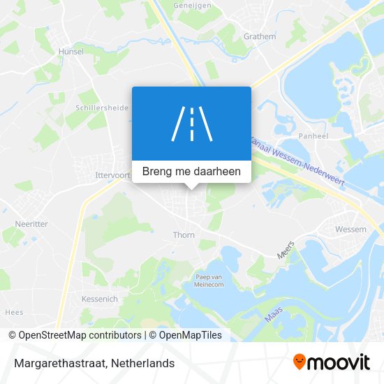 Margarethastraat kaart