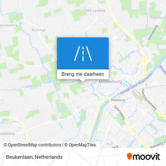 Beukenlaan kaart
