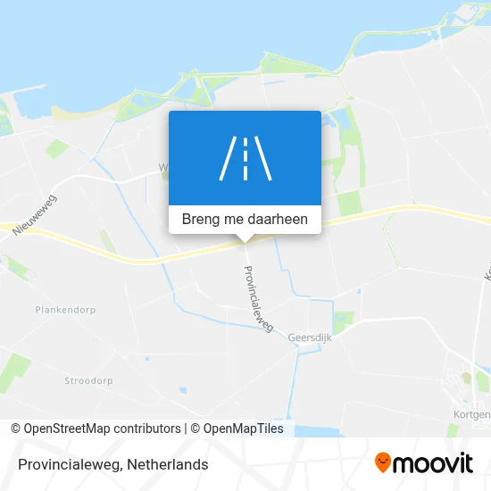 Provincialeweg kaart