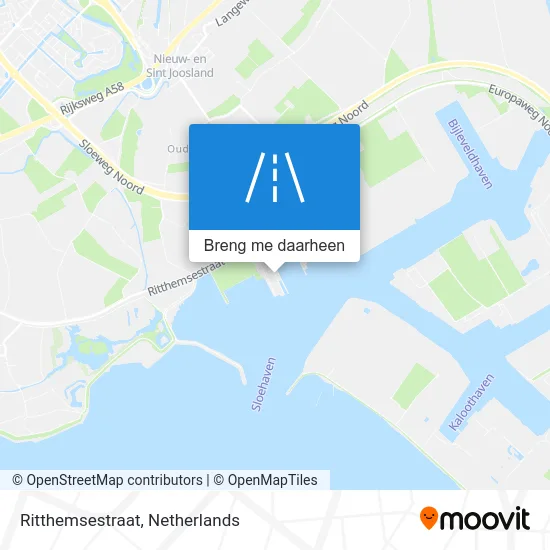 Ritthemsestraat kaart