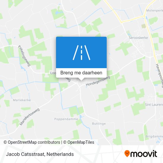 Jacob Catsstraat kaart