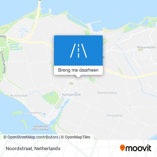 Noordstraat kaart