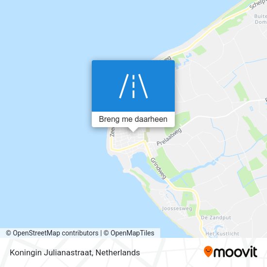 Koningin Julianastraat kaart