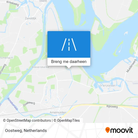 Oostweg kaart