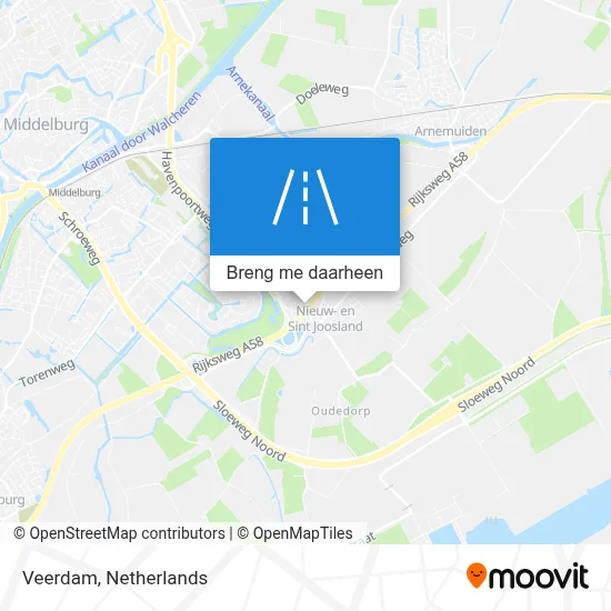 Veerdam kaart