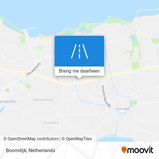 Boomdijk kaart