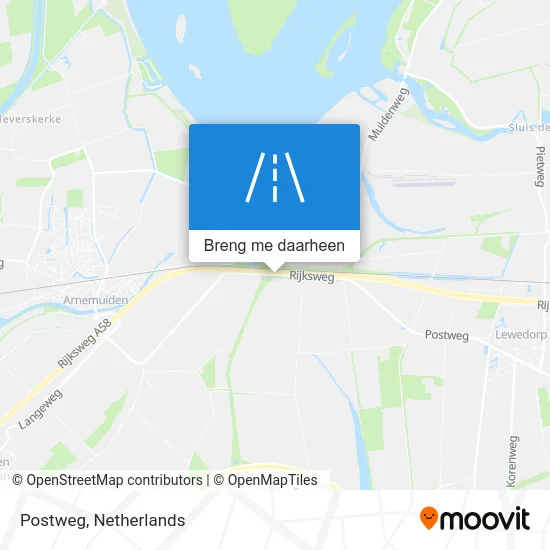 Postweg kaart