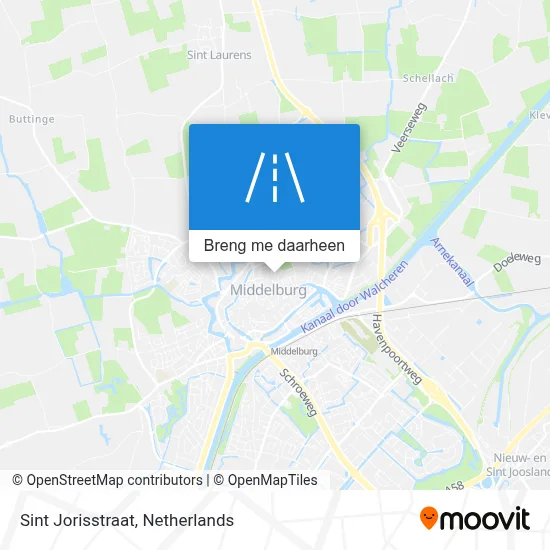 Sint Jorisstraat kaart
