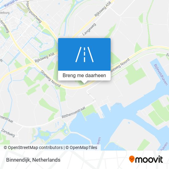 Binnendijk kaart