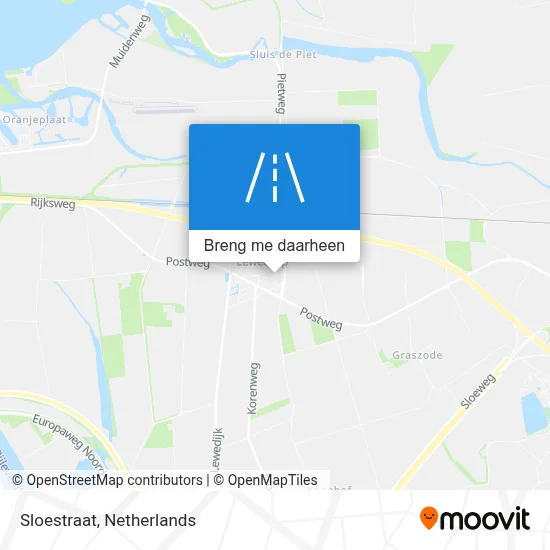 Sloestraat kaart