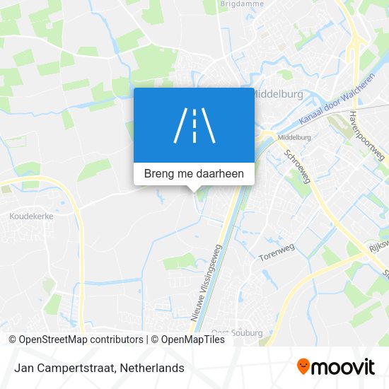 Jan Campertstraat kaart