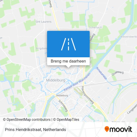Prins Hendrikstraat kaart