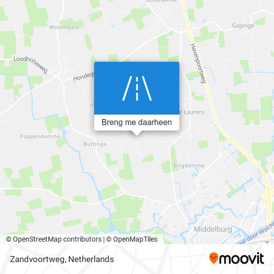 Zandvoortweg kaart