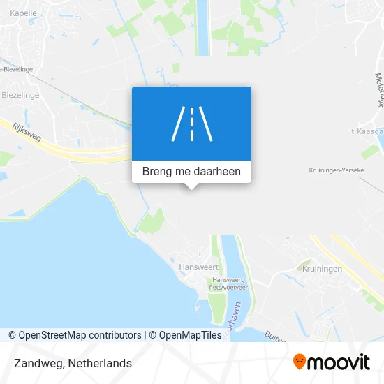 Zandweg kaart