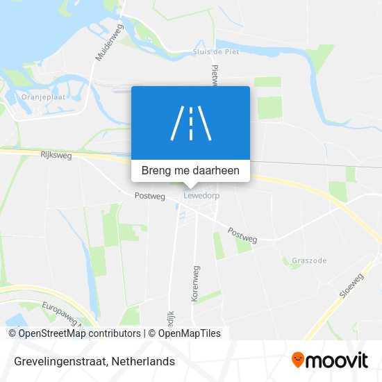 Grevelingenstraat kaart