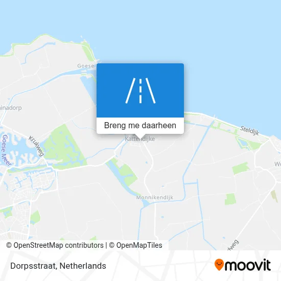 Dorpsstraat kaart
