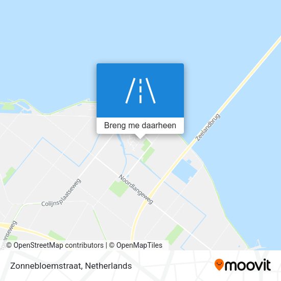 Zonnebloemstraat kaart