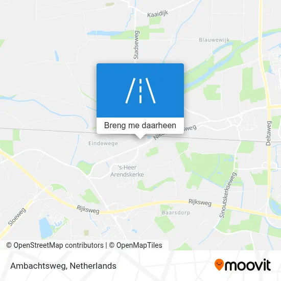 Ambachtsweg kaart
