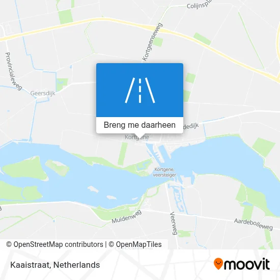 Kaaistraat kaart